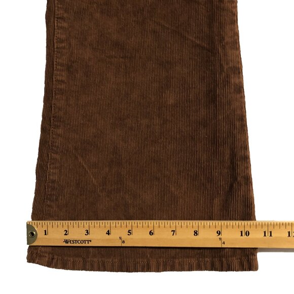 American Eagle Outfitters Pants Womens 8 Brown Corduroy Super Hi-Rise Flare - Picture 8 of 12
